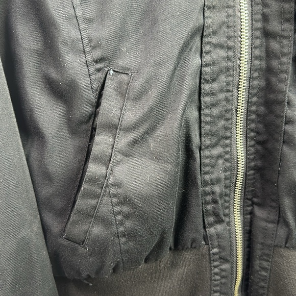 Miss London Women’s Black Bomber Jacket Size 3X - Picture 7 of 8